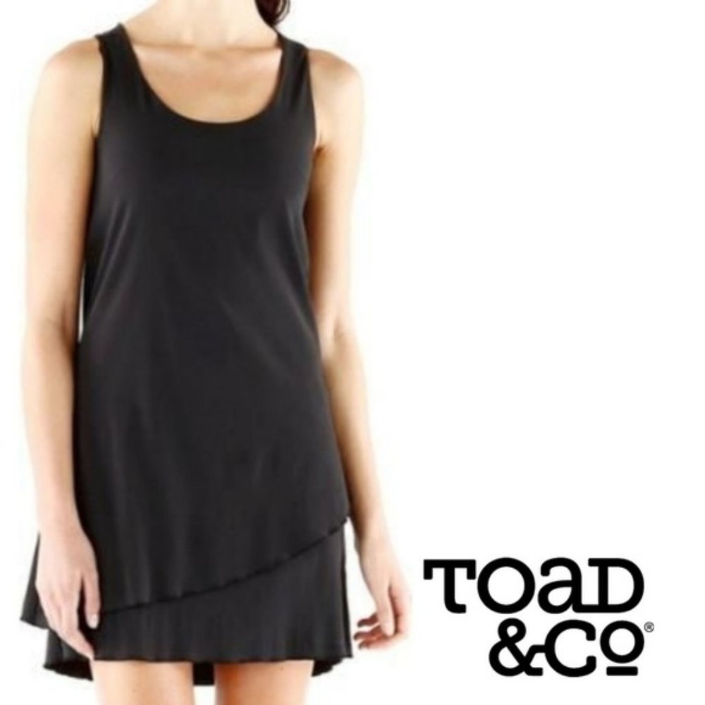 Toad&Co Mallorca Black Dress Size Large